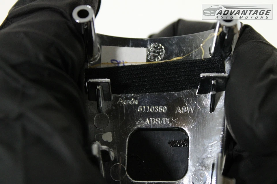 AUDI A7 QUATTRO 2012-2018 CUBIERTA VOLANTE LADO IZQUIERDO MOLDURA NEGRO OEM Foto 4 de 4