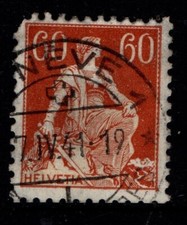 Switzerland 1908 60c Helvetia SG241 Used