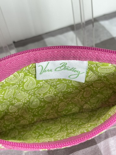 Vera Bradley Small Wristlet Bermuda Pink Floral Paisley Retired Pattern - Picture 7 of 7