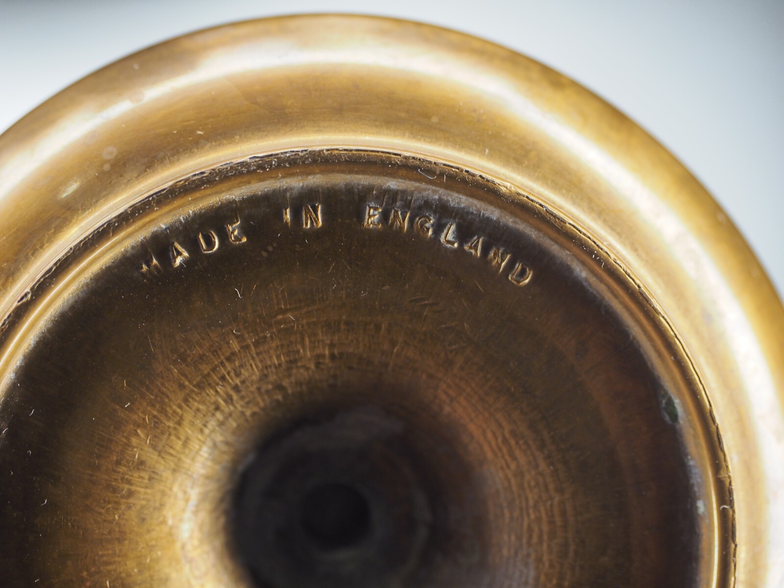 Vintage Brass Candle Sticks Matching Pair made in England 7" tall eBay