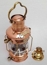 14" &Ouml;llampe Maritim Maritim Schiff Laterne Messing & Kupfer Anker Boot Dekor Gif