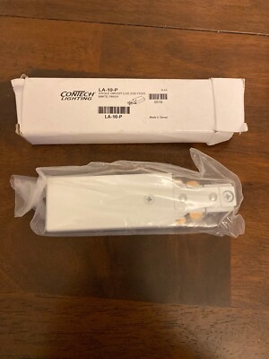 CON-TECH LT-4 White 4 foot Single Circuit Track For Track Lighting NIB