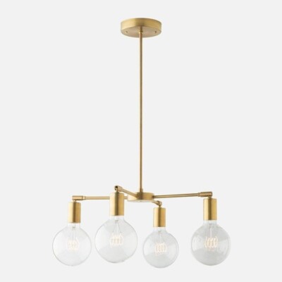 Brass Chandelier 4 Holder Ceiling Light Royal Classic Pendent Decorative Fixture