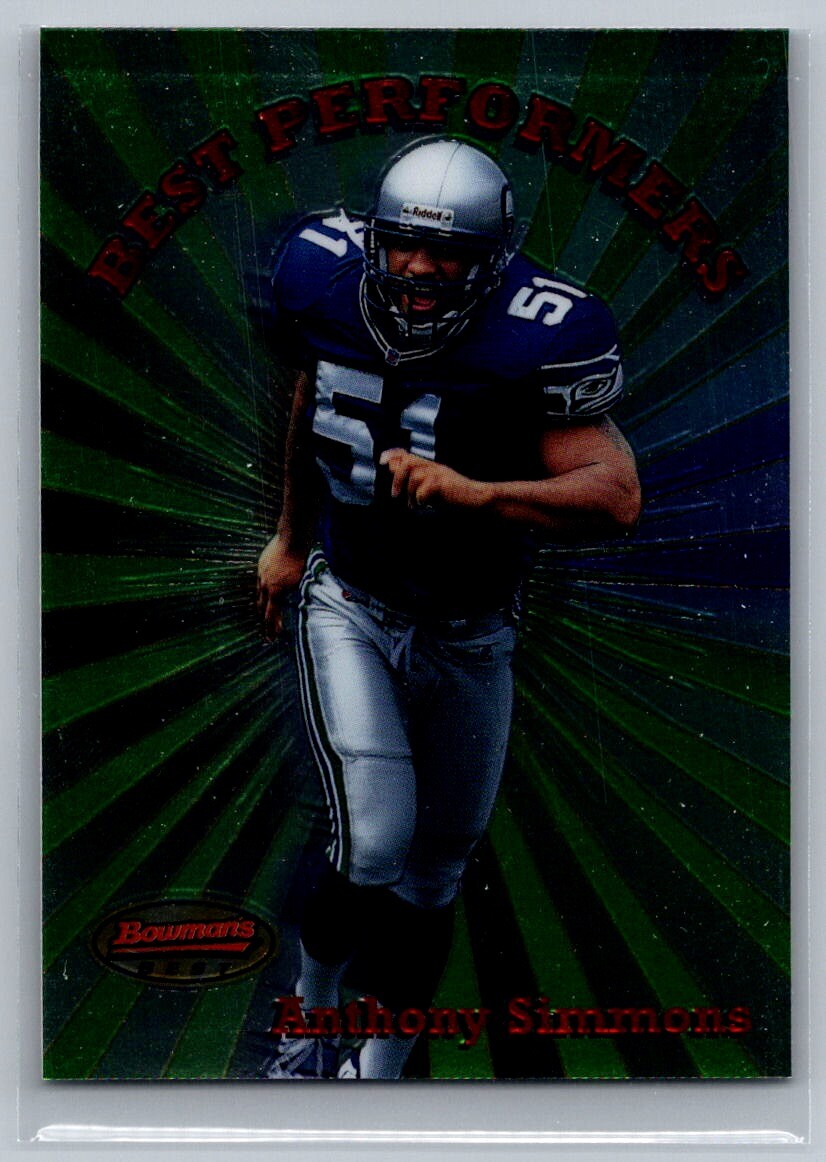 1998 Bowman's Best #BP8 Anthony Simmons Best Performers | eBay