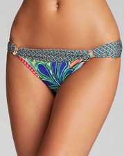Trina Turk Zanzibar Banded Hipster Bikini Bottom Size 6