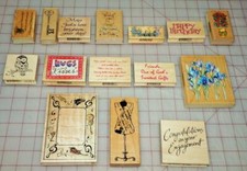 Vintage INKADINKADO Rubber Stamps You Choose 