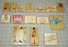 Vintage INKADINKADO Rubber Stamps You Choose!