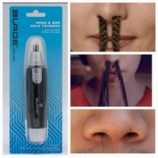 Ear and Nose Hair Trimmer With Stainless Steel Blades