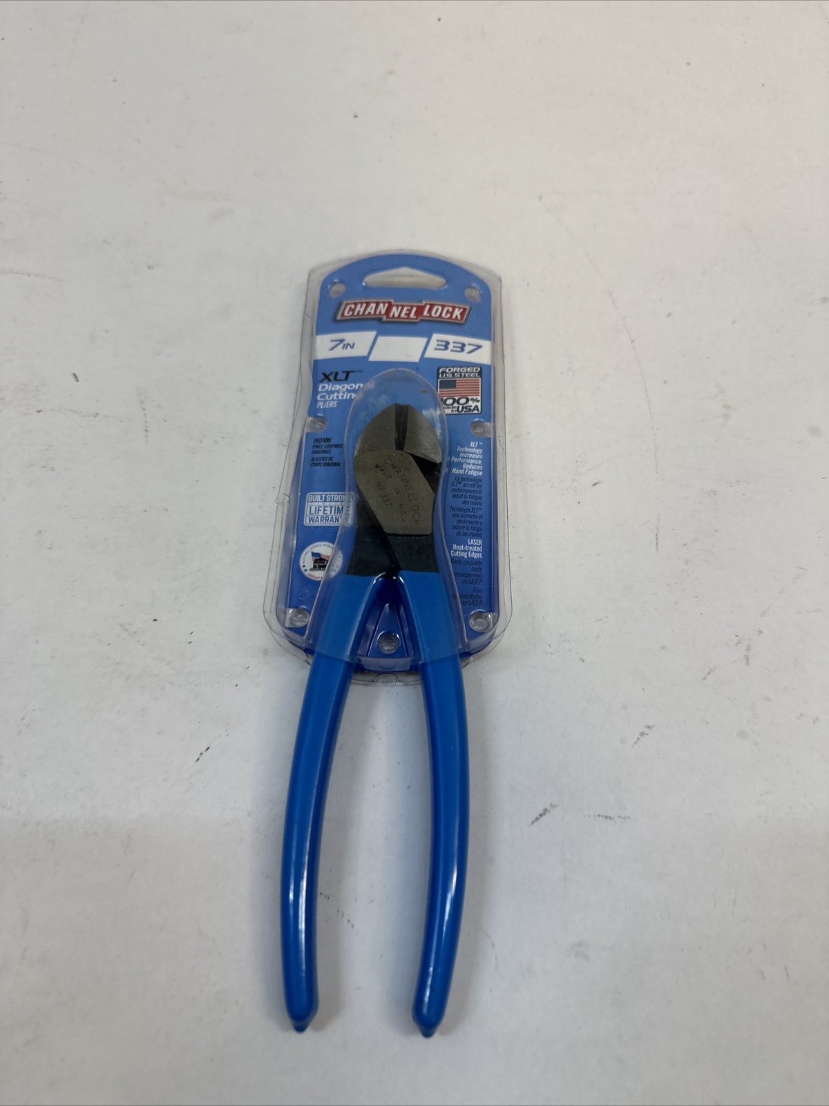 NEW CHANNELLOCK XLT 7" DIAGONAL WIRE CUTTING PLIERS USA 337 CUTTERS