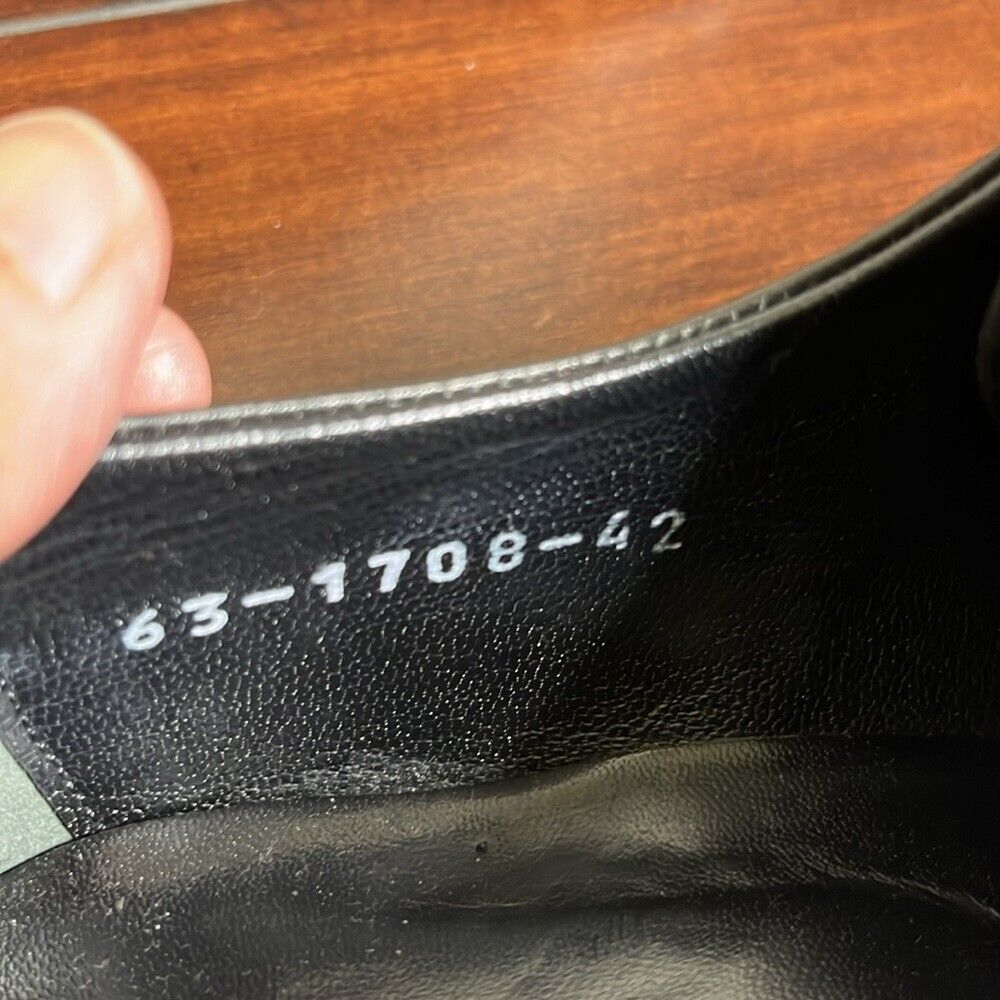 Hugo Boss Leather Oxfords size 42 Lace Up Dress S… - image 7