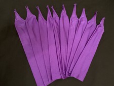 Joblot Dance Costumes - 5 Pairs Starlite Purple Nylon Lycra Ellie Sleeves/Gloves