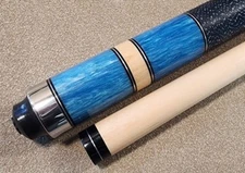 McDermott Star Series S22 Pool Cue, Blue Pearl Inlays FREE Choice Shaft Diameter