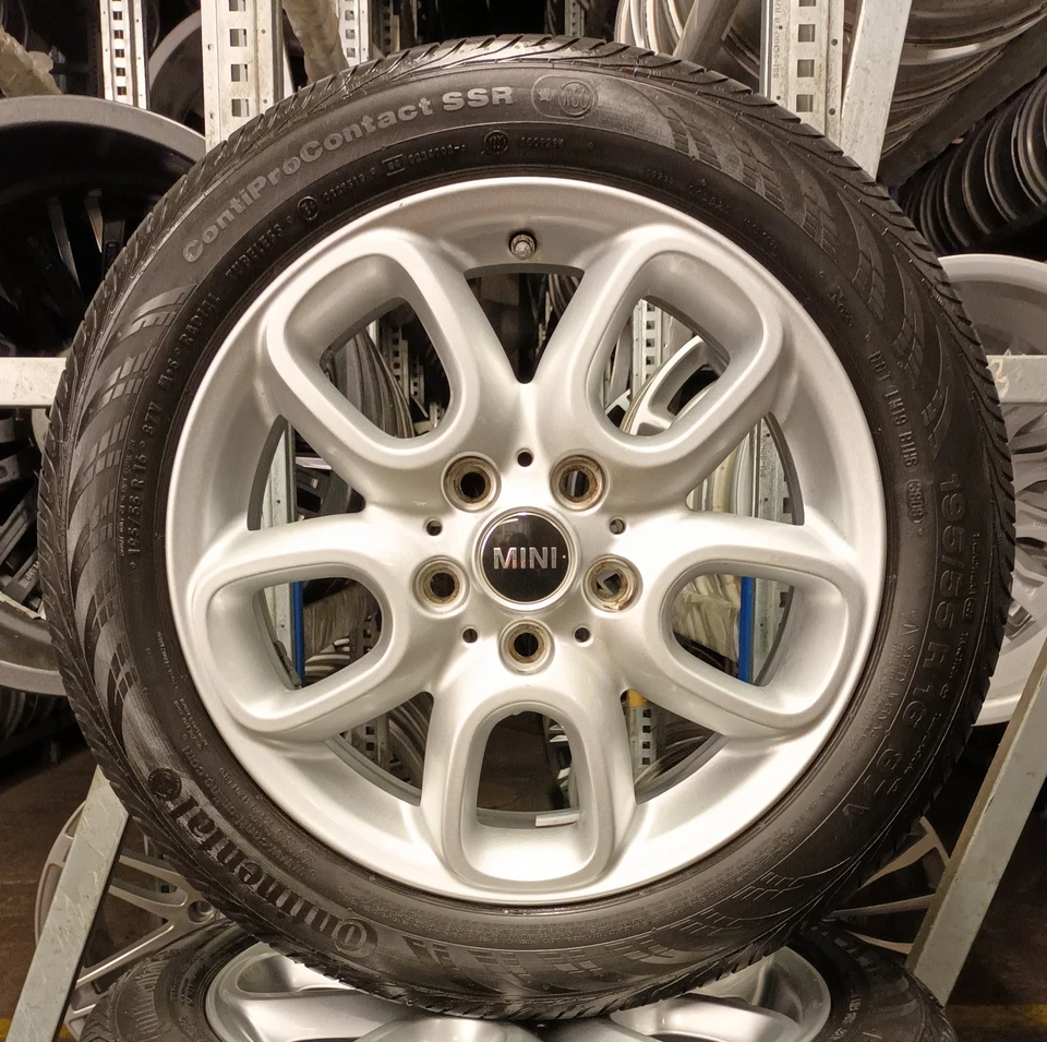 4 Orig MINI Sommerräder Loop Spoke 494 195/55 R16 87V M+S F55 F56 F56 BEV F5 - Bild 2 von 3