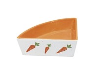 Nobby Nager Keramik Napf Eckig12 X 12 X 5 Cm, 0,25 L Nagetiere Meerschweinchen