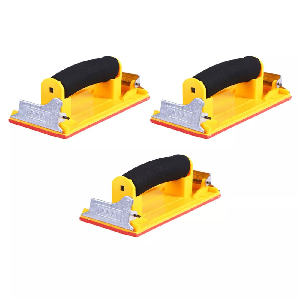 3 pcs Hand Sand Tool Hand Sander with Handle Manual Hand Sander Manual