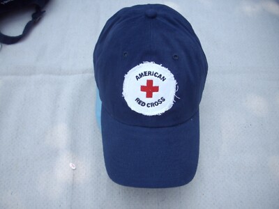 four pieces,  American Red Cross blue, Cap Hat Ballcap, four identical hats