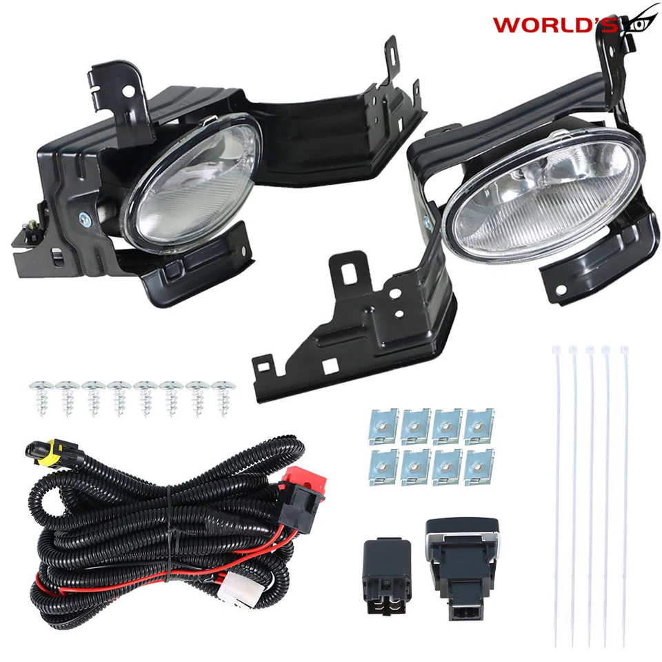 Luces antiniebla de parachoques para Honda Accord sedán 2011-2012 lámpara + cableado + interruptor derecha + izquierda Foto 3 de 4