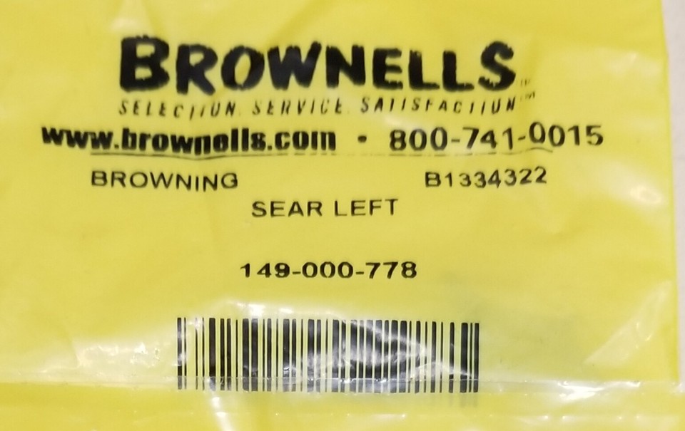 Left Sear for Browning Citori 12 Gauge #B1334322 eBay