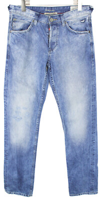TOM TAILOR Regular Atwood Jeans Men's W32/L36 Ripped Faded Denim Blue