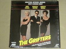 THE GRIFTERS 1990 LASERDISC STEPHEN FREARS ANJELICA HUSTON JOHN CUSACK NM