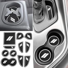 Auovo Cup Holder Insert for Dodge Challenger 2015-2023 Door Center Console Liner