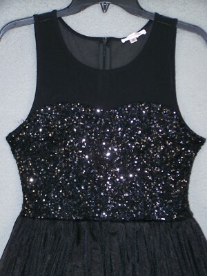 Red Clover Dress Womens Medium 8 10 Black Sleeveless A Line Embellished Ladies | eBay Red Clover Dress Womens Medium 8 10 Black Sleeveless A Line Embellished Ladies | eBay