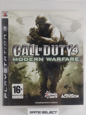 CALL OF DUTY 4: MODERN WARFARE COD FPS PS3 PLAYSTATION 3 PAL COMPLETO