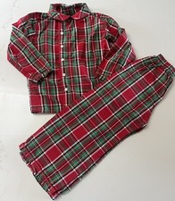 Cecil And Lou Boys Size 6 Christmas pj pajamas set EUC