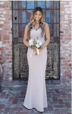 SHOW me your MUMU Morgan Show me the Ring Stretch Crepe Bridal Gown