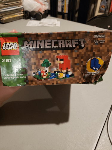 LEGO Minecraft: The Wool Farm 21153 Sheep and Farm Building Set NEW 260 pieces - 第 4/5 張圖片