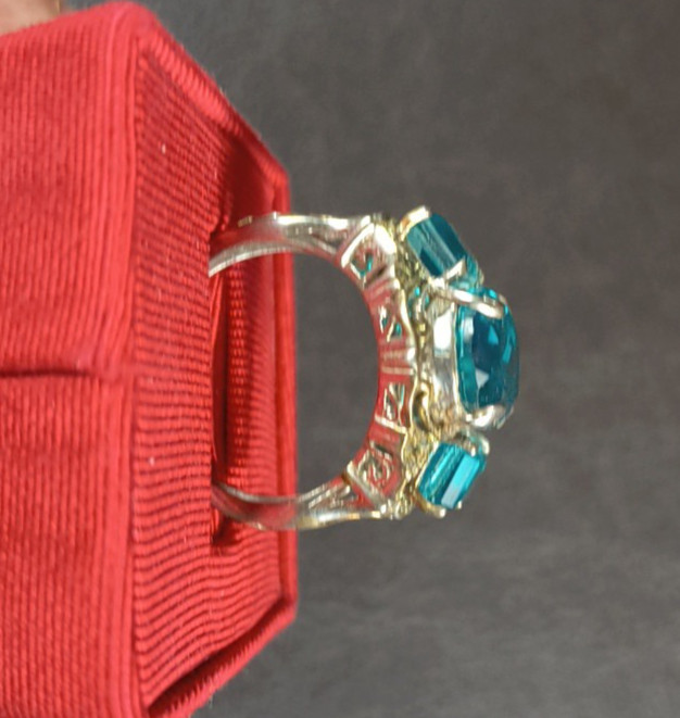 Chuck Clemency STS Multi Blue Stone Sterling Silv… - image 4