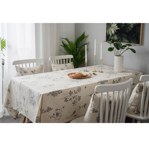 Printed Rectangle Tablecloth Kitchen Dining Party Table Cloth Table Cover Decor - Picture 10 of 24