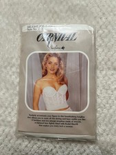 VTG Carnival 213 Lace Low Plunge Longline Bra - 38A - blush - NWT 