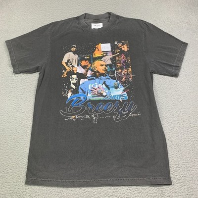 Chris Brown Breezy Bowl 2025 Tour Tee Shirt Mens Medium Game Changer Graphic