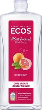 Ecos , Plant Powered Dish Soap, Grapefruit, 25 fl oz 739 ml 2pk