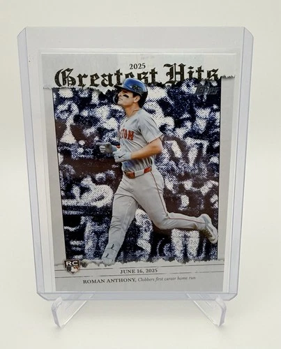 2025 Topps Baseball - Roman Anthony “Greatest Hits” Rookie Card - Red Sox #GH-26
