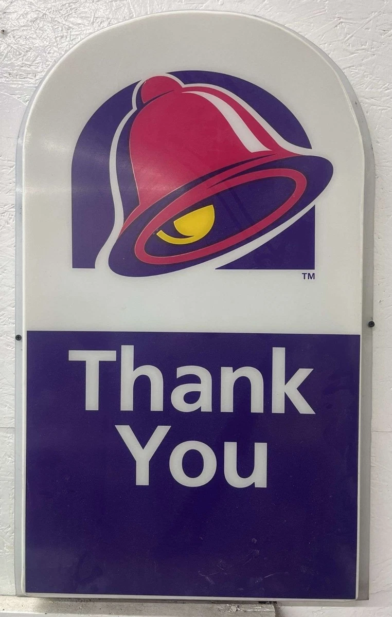 Taco Bell Sign In Taco Bell Advertising for sale | eBay