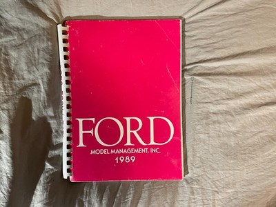 Ford Model Management Book Models Agency 1989 Suzy Michels Carolyn Pritchett