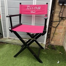 Sedia direttrice truccatore professionale pieghevole portatile rosa Disney