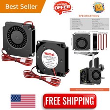 Durable 24V Dual Ball Blower Fans for Ender 3 Printing - 9500 RPM Performance