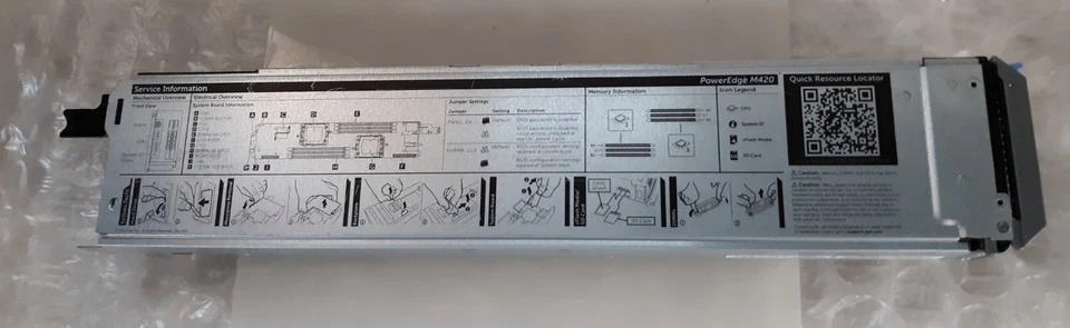 Dell Power Edge M420 QHB001 Server Blade 2xIntel Xeon E5-2450LV2 4x16GB PC3L RAM - Image 2 of 4