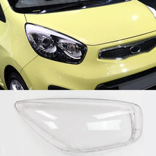Right Side For Kia Picanto 2012-2015 Front Headlight Clear Lens Lamp Cover Glue