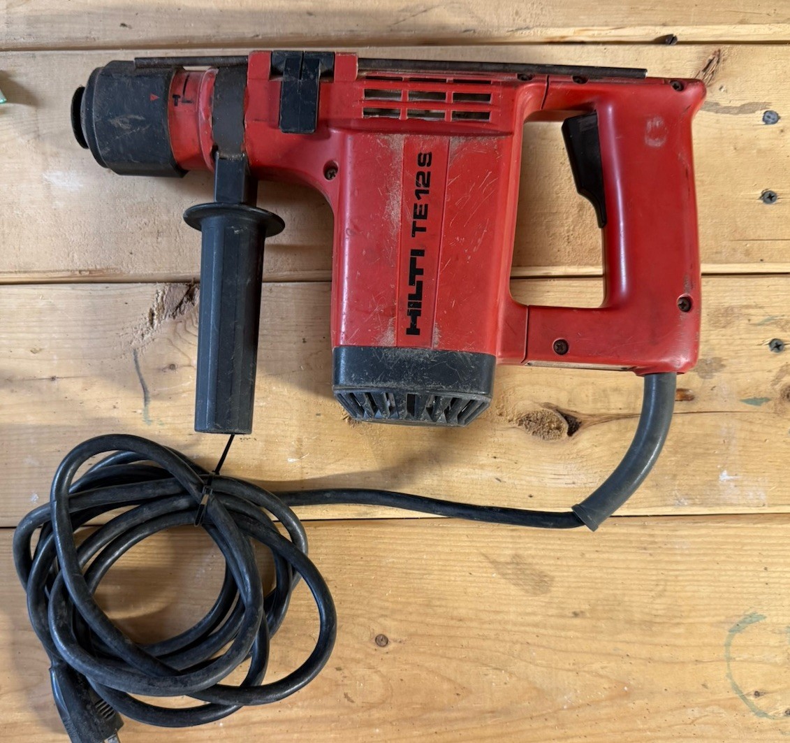 Hilti TE12S Hammer Drill Power Drilling Used Tested w/ Bits