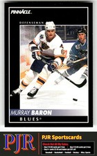 Murray Baron 1992-93 Pinnacle #144 St. Louis Blues