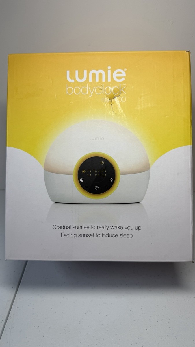 Lumie Bodyclock Rise 100 Wake-Up Light Alarm Clock Sunrise