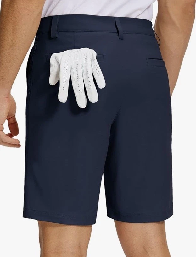 Willit Navy Golf Chino Dress Shorts 9” Quick Dry UPF50+ Stretch Mens 42 NWOT $43