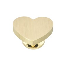25x22mm Blank Wax Seal Stamp, Heart Stamp Brass Head, Gold