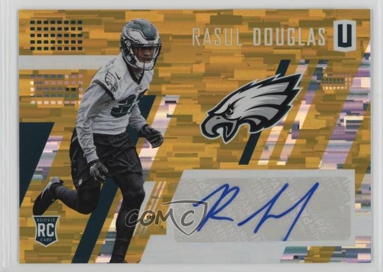 2017 Unparalleled Yellow Wind Chimes 12/49 Rasul Douglas Rookie Auto RC 0wl9