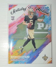 Panini 2025 Rookies & Stars Artistry In Motion Tyler Shough Saints Rookie #15