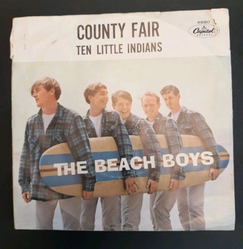 Beach Boys County Fair / Ten Little Indians Picture Sleeve 7" 45 Capitol 4880 - Picture 2 of 6